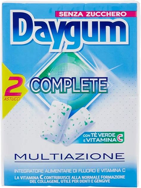 Daygum Complete Chewing Gum Senza Zucchero Gomme Da Masticare Gusto