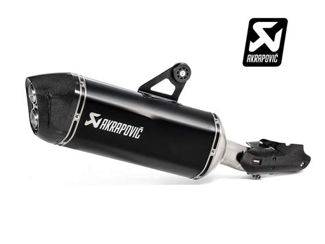 S B12SO23 HAATBL SLIP ON EN TITANE NOIR AKRAPOVIC BMW R 1250 GS