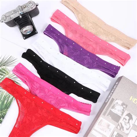 Women Underwear Solid Sexy Lingerie Panties For Women String Thongs G