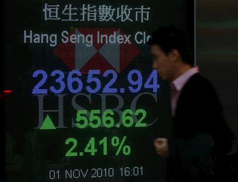 El índice Hang Seng suma 326 05 puntos 1 33 a media sesión hasta 24