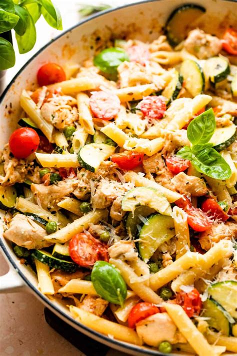 Chicken Pasta Primavera Diethood