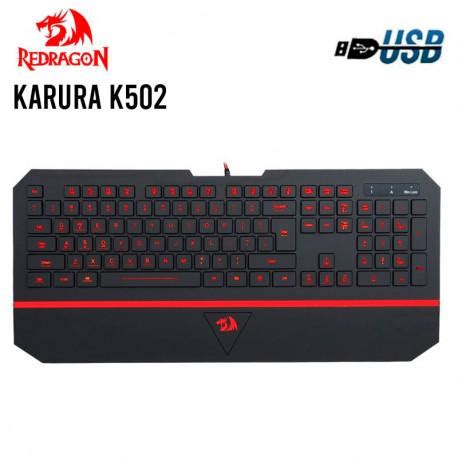 Teclado Gaming Redragon Karura K Sp Membrana Retroiluminado Colores