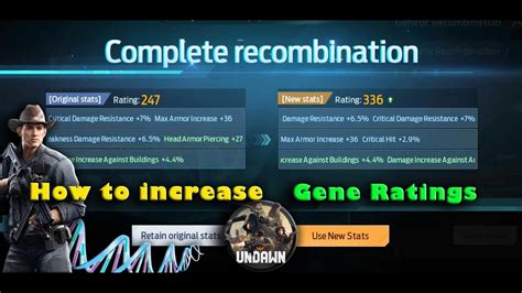 How To Increase Gene Ratings Undawn Ep Youtube