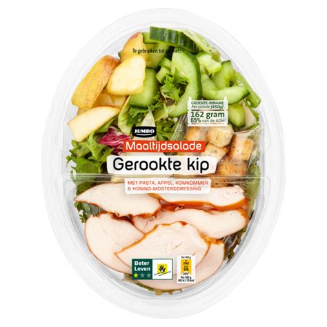 Jumbo Maaltijdsalade Gerookte Kip 450g Aanbieding Bij Jumbo