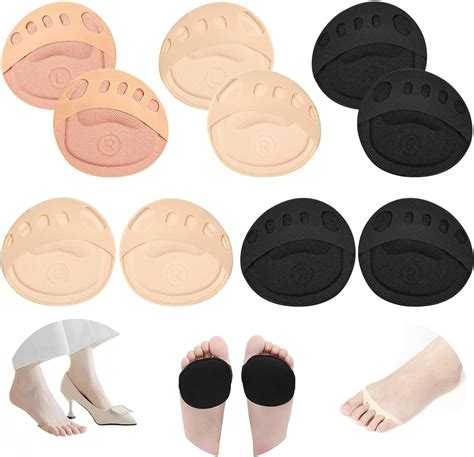 Metatarsal Pads Women Toe Topper Socks Ball Of Foot Cushions For High Heels Comfort