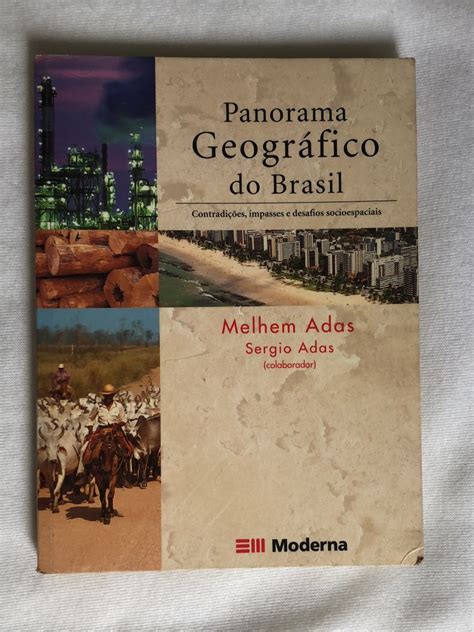 Livro Panorama Geográfico do Brasil Livro Moderna Usado 36408139 enjoei