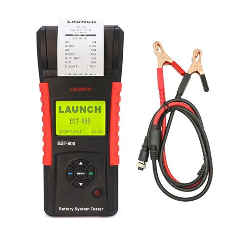 Bst 800 Intelligent Battery Tester12v And 24v Car Battery Tester With Printer Can Directly Test