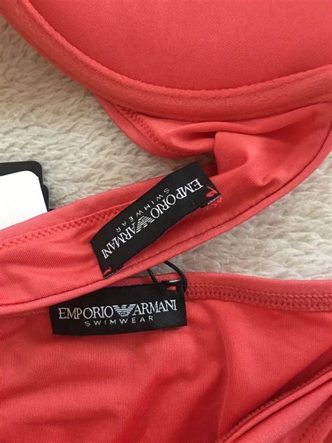 Emporio Armani Swimsuit Piece Bikini Women S Fashion Swimwear