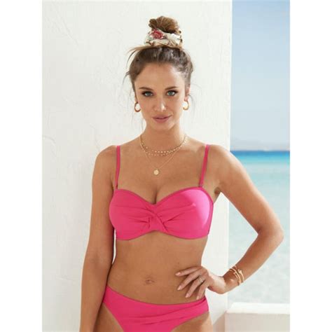 Haut De Bikini Avec Bretelles Amovibles Fuchsia 3 Suisses