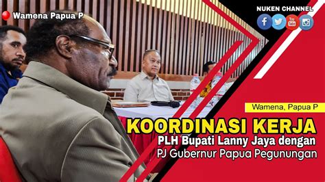 Koordinasi Kerja PLH Bupati Lanny Jaya Dengan PJ Gubernur Papua