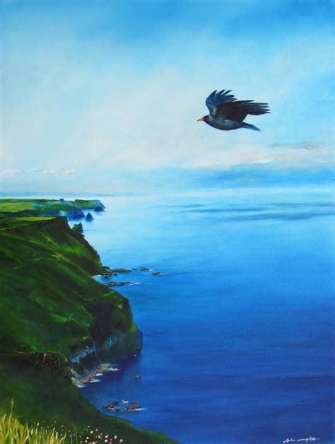 To Tintagel Painting By John Wright Saatchi Art