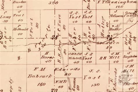 Vintage Morgan County Map Old Map Of Morgan County Etsy