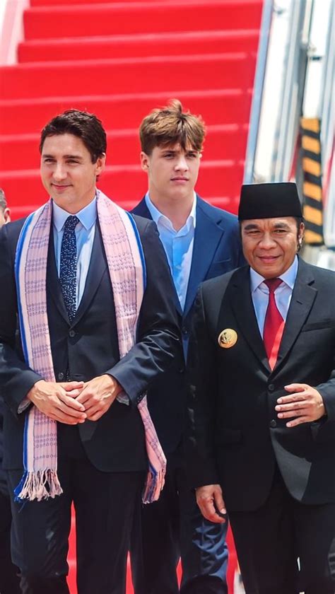 Pj Gubernur Banten Sambut Kedatangan Pm Kanada Justin Trudeau Di Ktt Ke