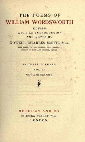 The Poems Of William Wordsworth By William Wordsworth Open Library