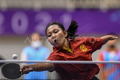 BABAK GRUP TENIS MEJA PUTRI KLASIFIKASI TT 10 ANTARA Foto