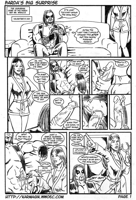 Rule 34 Barda Free Big Barda Black And White Comic Comic Page Dc Dc Comics Dialogue English