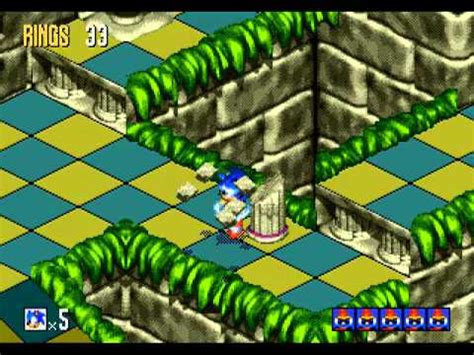 Sonic 3D Blast Sega Genesis MegaDrive Gameplay Part 3 Rusty Ruin