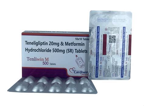 Teneligliptin Mg Metformin Mg Tablets Mg Mg At Rs