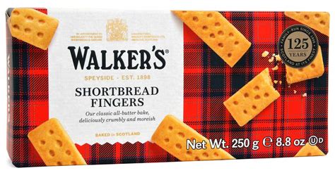 Walkers Shortbread Kruche Ciastka Maślane Ciasteczka Fingers 250g Szkockie 15044487983 Allegro Pl