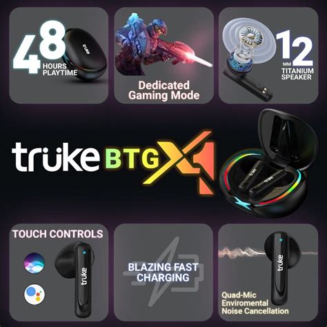 Truke Btg X With Bluetooth Up To H Total Playtime Launched At