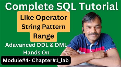 Practical Like Operator In Sql String Pattern In Sql Full Sql Course Step By Step Youtube