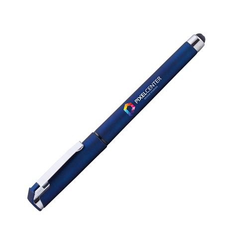 Stylo Gel Soft Touch Hughes Avec Stylus Et Logo En Couleur Publicitaire