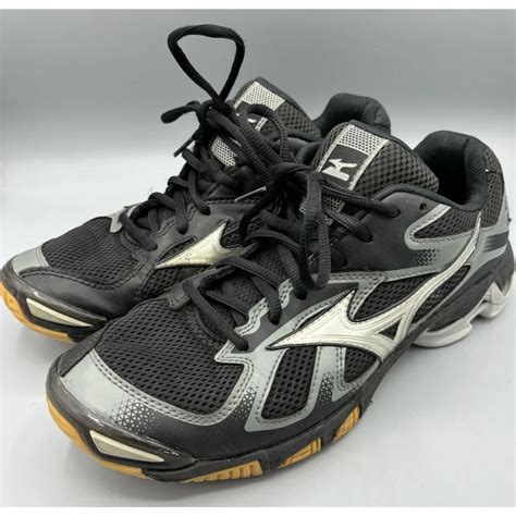 Mizuno Black Volleyball Shoes Sneakers Wave Bolt 5 Wo… - Gem