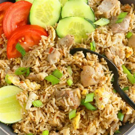 Instant Pot Thai Chicken Fried Rice Kitchen At Hoskins