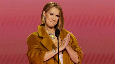 Celine Dion Makes Surprise Appearance At Grammy Awards Bbc News