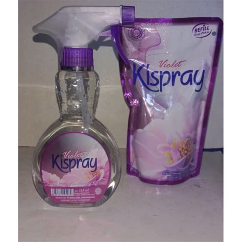 Jual Kispray Botol Violet Uk Ml Free Refill Uk Ml Shopee Indonesia