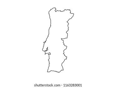 5,764 Map Of Portugal Outline Images, Stock Photos & Vectors | Shutterstock