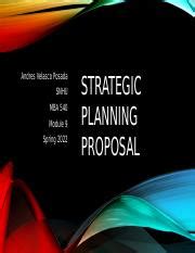 Strategic Planning Proposal Final Pptx Andres Velasco Posada Snhu Mba