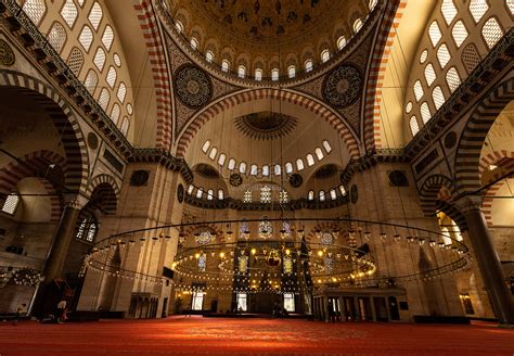 Istanbul Tourist Attraction Blue Mosque Interior View Picture And Hd