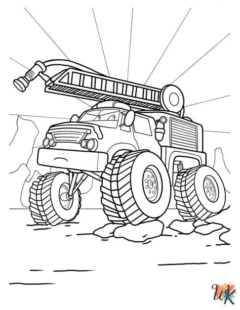 26 Fire Truck Coloring Pages