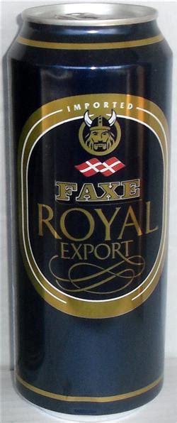 FAXE Beer 500mL IMPORTED ROYAL EXPOR International