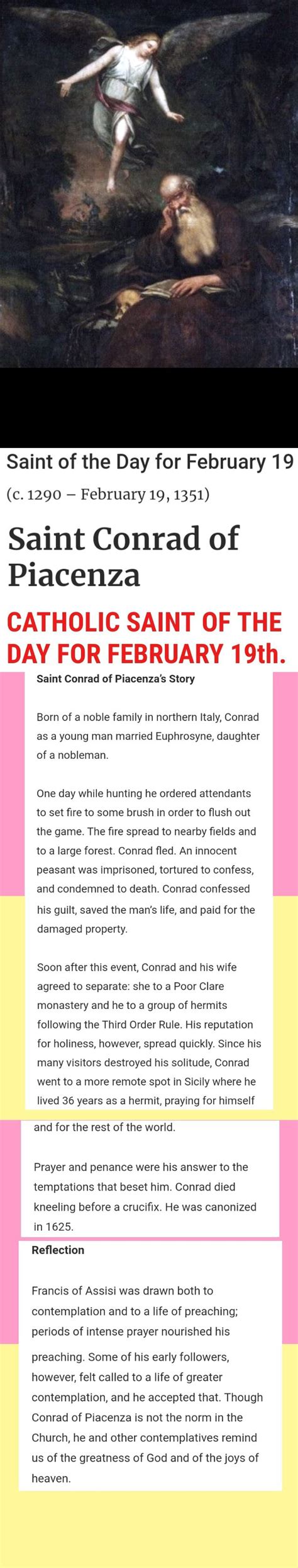 Saint Of The Day For February 19 C 1290 February 19 1351 Saint