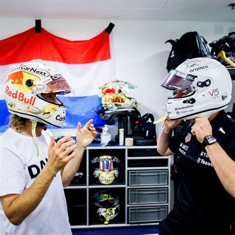 Oracle Red Bull Racing On Instagram The Helmet Swap You Ve Been