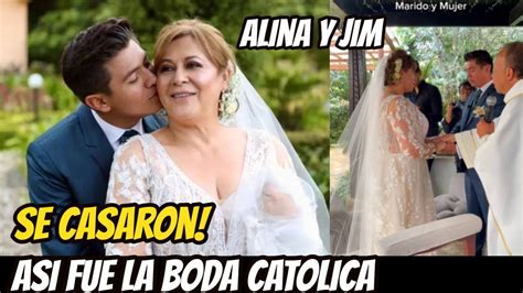 En Medio De LÁgrimas AsÍ Fue La Boda De Alina Lozano Y Jim VelÁsquez