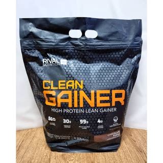 Jual Rival Clean Gainer 12 Lbs 12lbs 12lb Lb Weight Gain EVL Stacked