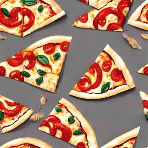 Pizza Slices Hyper Realistic Sketch · Creative Fabrica