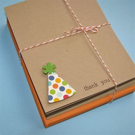 birthday thank you cards -- could also do as just birthday card..... or ...