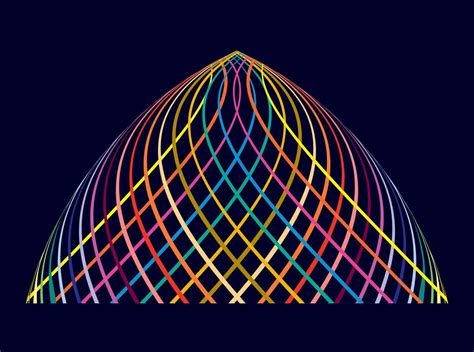 Colorful Abstract Pyramid Dome 6737817 Vector Art at Vecteezy