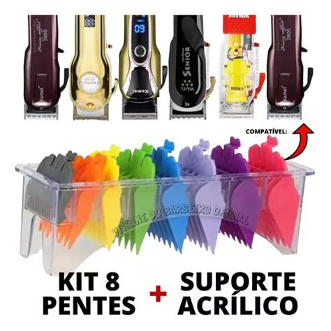 Kit 8 Pentes Guia P Máquinas De Corte Suporte Acrílico MercadoLivre