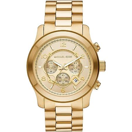 Reloj Michael Kors Mk Lexington De Acero Inoxidable En Color Dorado