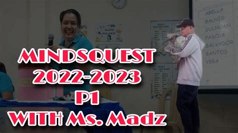 Minds Quest 2022 2023 Tenggoy Agoy Channel Youtube