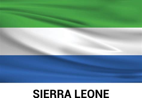 Sierra Leone Flag Design Vector 13371132 Vector Art At Vecteezy