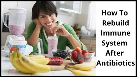 How To Rebuild Immune System After Antibiotics Easy Ways