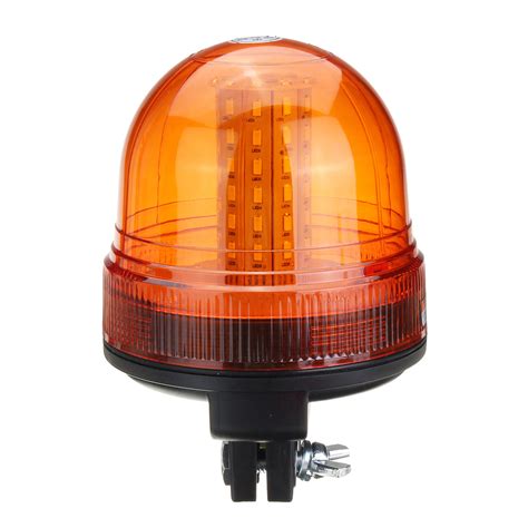 12v24v Led Rotating Flashing Amber Beacon Waterproof Tractor Atv Moto