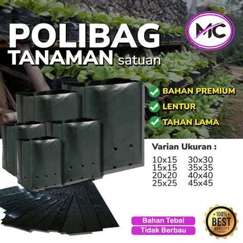 Jual Plastik Polybag Tanaman Kecil Polibag Tebal Media Semai Benih