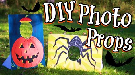 Diy Halloween Photo Booth Props Youtube